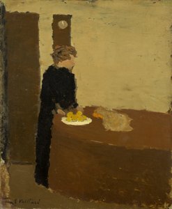 Fekete ruhás nő alkotó: Edouard Vuillard