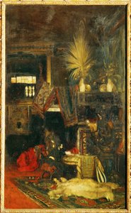 Hans Makart festőművész műtermében ... (festmény vászonra)