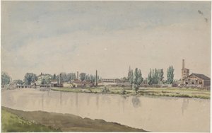 A Borsig-gyárak Moabitban alkotó: Eduard Gaertner