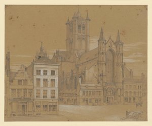 Szent Miklós-templom Gentben alkotó: Eduard Gaertner