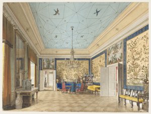 A kínai szoba a berlini királyi palotában alkotó: Eduard Gaertner