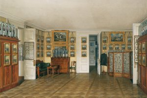 A Téli Palota belső terei. Sándor császár inasszobája, 1874 alkotó: Eduard Hau