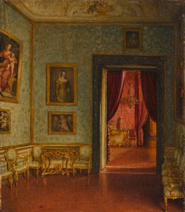 Colonna palota. Kilátás a Trónteremre. alkotó: Eduard Heuss