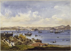 Rio de Janeiro öble alkotó: Eduard Hildebrandt