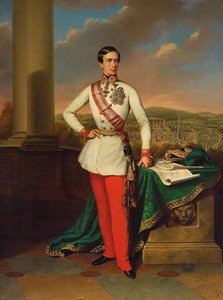 I. Ferenc József osztrák császár portréja, 1853. alkotó: Eduard Klieber
