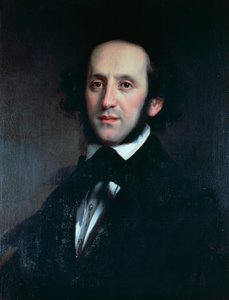 Felix Mendelssohn zeneszerző és karmester portréja (Hamburg