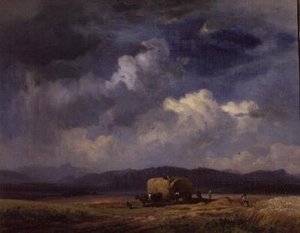 Kukorica szállítása alkotó: Eduard Schleich