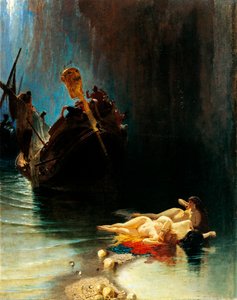 Szirénák legendája (olaj, vászon)