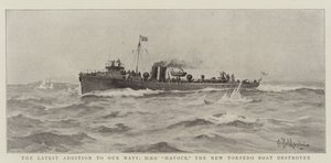 A haditengerészetünk legújabb tagja, a HMS Havock, az új torpedóromboló romboló