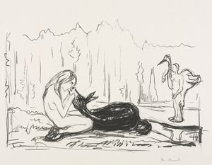 Alfa és Omega: Omega, a feleség és a szamár alkotó: Edvard Munch