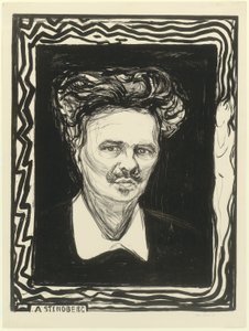 August Strindberg alkotó: Edvard Munch