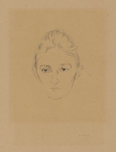 A „Max Linde-házból” című albumból: Marie Linde alkotó: Edvard Munch