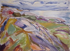 Tengerparti táj, Hvitsten alkotó: Edvard Munch