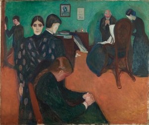 Halál a betegszobában alkotó: Edvard Munch