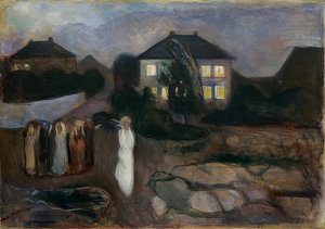 A vihar. 1893 alkotó: Edvard Munch