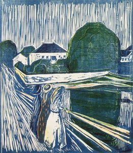 Lányok a hídon alkotó: Edvard Munch