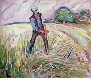 Széna kaszálása alkotó: Edvard Munch