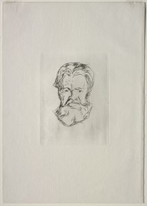 Egy férfi feje alkotó: Edvard Munch