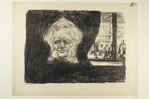 Henrik Ibsen a Grand Caféban alkotó: Edvard Munch