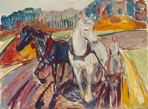 Lovas csapat alkotó: Edvard Munch