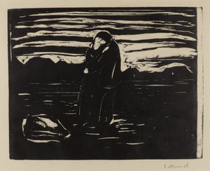 Csók a mezőn, 1905 alkotó: Edvard Munch