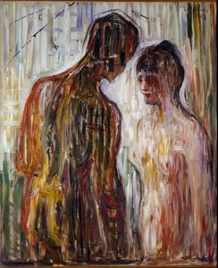 Szerelem és psziché festmény, Edvard Munch (1863-1944) alkotó: Edvard Munch