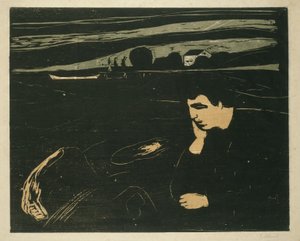 Melankólia III, 1902 alkotó: Edvard Munch
