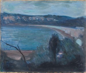 Holdfény a Földközi-tenger mellett alkotó: Edvard Munch