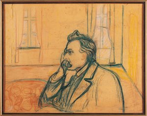 Friedrich Nietzsche portréja alkotó: Edvard Munch