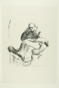 Ülő ember alkotó: Edvard Munch