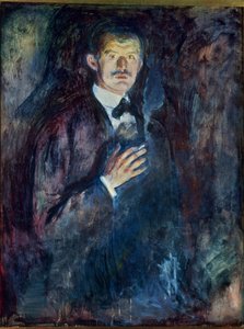 Önarckép cigarettával (olaj, vászon) alkotó: Edvard Munch