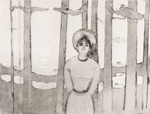 Nyári éjszaka, The Voice, 1894 alkotó: Edvard Munch