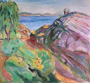 Nyár a tenger mellett, Krager alkotó: Edvard Munch
