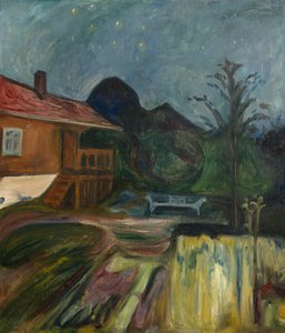 Nyári éjszaka Åsgårdstrandban alkotó: Edvard Munch