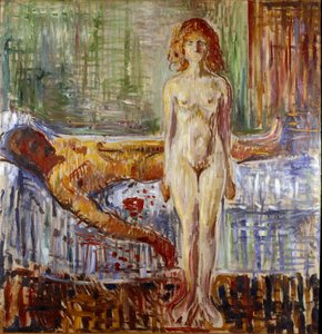 Edvard Munch (1863-1944) festménye: II. Marat halála alkotó: Edvard Munch