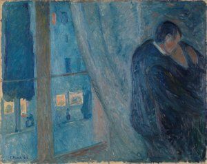 A csók, 1892. alkotó: Edvard Munch