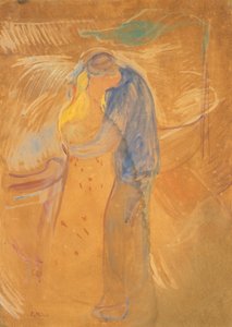 A csók, 1906-1907. alkotó: Edvard Munch