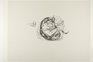 A Kígyót megölték alkotó: Edvard Munch