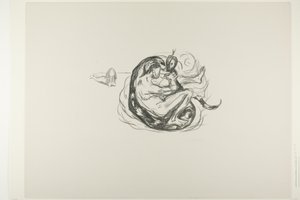 A Kígyót megölték alkotó: Edvard Munch