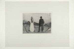 Két emberi lény. A magányosok alkotó: Edvard Munch