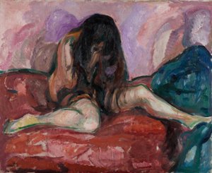Weeping Nude par Munch, Edvard (1863-1944). Olaj, vászon, mérete: 110x135 alkotó: Edvard Munch