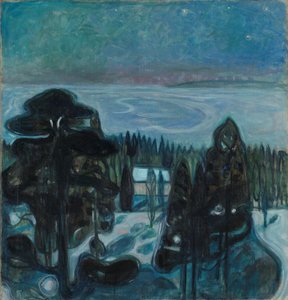 fehér éjszaka alkotó: Edvard Munch
