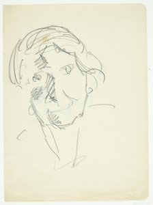 A művész feleségének, Agnes Weie festőnőnek (1878-1964) arcképe