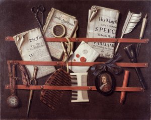 Levéltartó, 1676 körül alkotó: Edwaert Colyer or Collier
