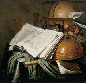 Vanitas csendélet alkotó: Edwaert Colyer or Collier