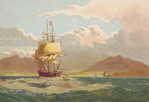 Arran szigeténél (színes litográfia)