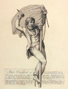 John Crawford of Sunderland Durham (metszet) alkotó: Edward (after) Orme