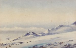 "Felfedezés" a Hut Pointban alkotó: Edward Adrian Wilson