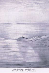Hut Point az Observation Hillről alkotó: Edward Adrian Wilson