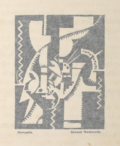 Newcastle – Edward Wadsworth, a BLAST no. 1, a Vorticist magazin